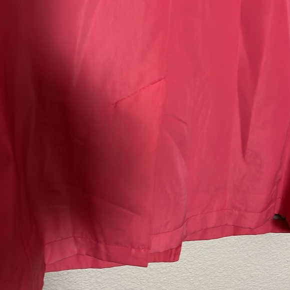 Women’s size small relativity button up coral trenchcoat - Picture 9 of 15